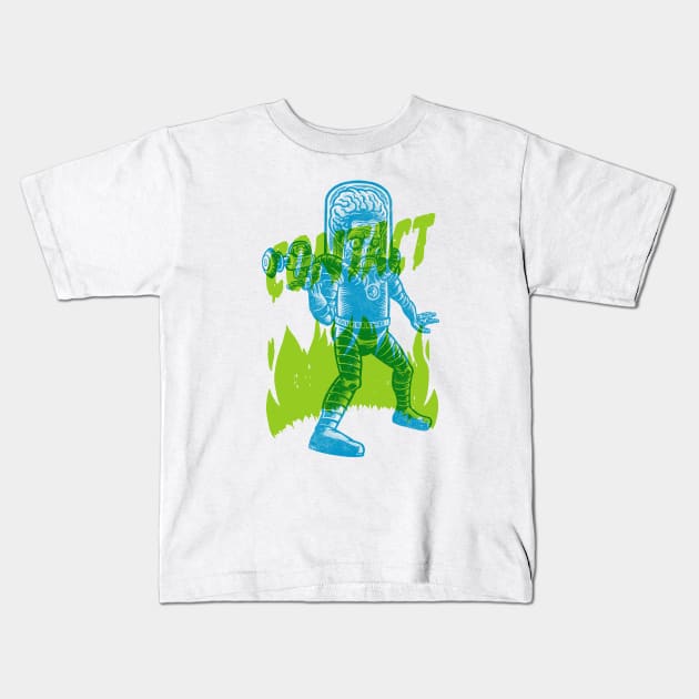 Contact Kids T-Shirt by GiMETZCO!